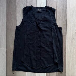 Theory Black Sleeveless Blouse